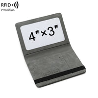 RFID Blocking Passport Holder with Vaccine Card Slot & Multi-Card Slots, Slim Travel Document Organizer