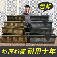 Rectangular Balcony Vegetable Planter Box Thickened Plastic Indoor Gardening Pot