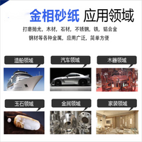 Silicon Carbide Waterproof Sandpaper for Metallographic Polishing, Fine Grinding, Dry/Wet Use, Adhesive Backed
