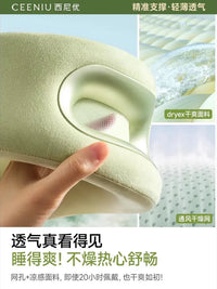 SINIO Travel U-Shaped Memory Foam Neck Pillow for Adults, Ergonomic Design for Airplanes, Trains, and Cars