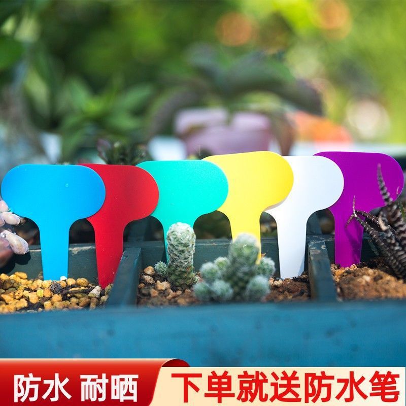 Waterproof T-Type PVC Plant Labels for Gardening, 400 Pcs
