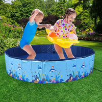 Foldable Pet Swimming Pool & Bathtub for Medium to Large Dogs, Golden Retrievers, and Other Pets