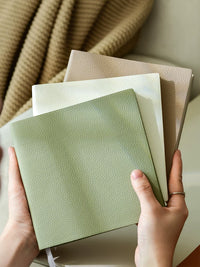 Premium Lychee Grain Soft Leather Notebook for Journaling, Sketching, and Studying