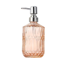 400ml Glass Pump Bottle for Hand Soap, Shampoo, and Lotion - Refillable Dispenser for Bathroom and Kitchen