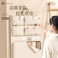 7-Piece Travel Organizer Set with Handle for Luggage, Underwear, and Toiletries