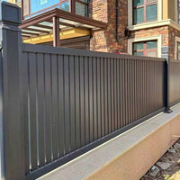 Aluminum Alloy Privacy Fence Panel for Outdoor Garden Villa - New Chinese Style