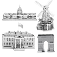 3D Metal Puzzle DIY Model Kit for Adults - Educational Brain Teaser Toy