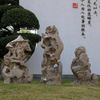 Chinese Taihu Rock Mountain Ornament for Outdoor Garden and Hotel Decor