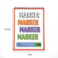 Sketchbook Spiral Bound Art Drawing Pad for Artists Students A3 A4 A5