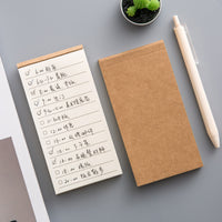 Japanese Style Retro Kraft Paper Mini Notebook Portable Memo Pad Student Planner
