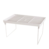 Multifunctional Desktop Monitor Stand with Storage Organizer for Keyboard and Office Supplies
