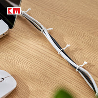 Cable Management Clips Wire Organizer Buckle for Desk and Home