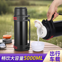 Large Capacity Stainless Steel Insulated Water Bottle for Outdoor Sports and Home Use