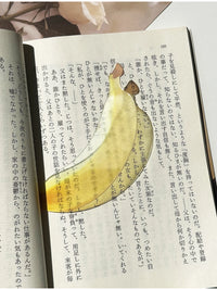 Cute Fruit-Shaped Acrylic Bookmark Set - Transparent INS Style Gift Bookmarks