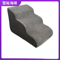 Pet Ramp Stairs for Cats and Dogs - Soft Fixed High-Low Slope Climbing Ladder
