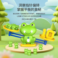 Frog Balance Counting Game for Kids, Educational Math Toy with Numbers and Cards, STEM Learning for 3-6 Year Olds