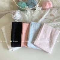 Cotton Double Gauze Fabric with Dotted Print for Baby Apparel and Homewear