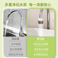 Faucet Water Filter for Kitchen and Bathroom, Portable Countertop Purifier for Home and Dorm