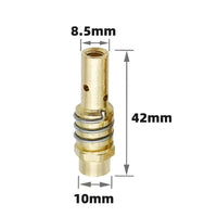 MB15AK MIG Welding Torch Consumables Kit - Contact Tips, Nozzles, Rods