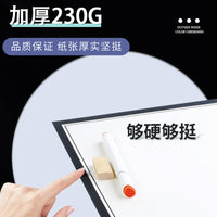 Square Frame Round Inner Colored Cardboard for Kids Art Painting - 33cm Square Border White Round Cardboard