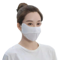 Summer Ice Silk Breathable Sun Protection Face Mask for Cycling and Outdoor Activities