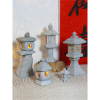 Miniature Japanese Stone Lantern Ornament for Micro Landscape Aquarium Bonsai Decor