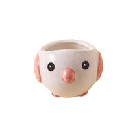 Ceramic Bird Feeder Bowl Anti-Splash No-Spill Food Dish for Small Parrots and Pet Birds