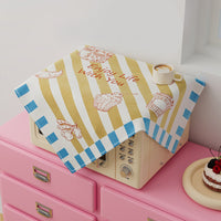 Korean-Style Dopamine Dust Cover for Home Appliances, Microwave Oven Oil-Proof Cloth, All-Season