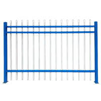 Zinc Steel Fence Panel for Gardens, Schools, Villas, and Industrial Parks