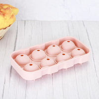 8-Cavity Silicone Ice Ball Mold for DIY Cocktails and Home Bar