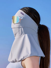 Prince Lulu Women's Full Face UV Protection Ice Silk Sunscreen Mask for Cycling & Driving