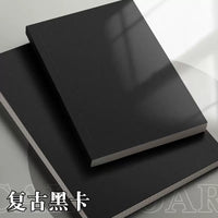 Vintage Cowhide A5/B5 Notebook for Students, Thickened Blank/Lined/Grid Pages