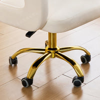 Adjustable Swivel Salon Chair with Wheels for Beauty, Hair, Nail, and Makeup Studios