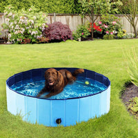 Foldable PVC Pet Swimming Pool for Dogs and Cats, Portable Bathing Tub for Outdoor and Indoor Use