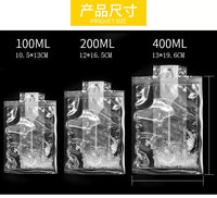 Reusable Transparent Ice Pack for Food, Medicine, and Cooling - 100ml to 1000ml
