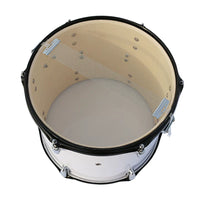 Marching Snare Drum Set with Stand and Accessories, 14-18 Inch High-Cavity Percussion Instrument for Bands and Performances