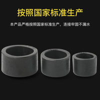 HDPE Hot Melt Water Supply Pipe Fittings Black PE Thickened Socket Cap Plug All Specifications