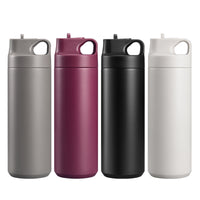 Stainless Steel Insulated Tumbler with Straw and Handle - Portable Coffee Water Bottle for Men and Women