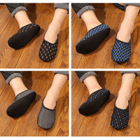 Men's Autumn/Winter Fleece-Lined Non-Slip Indoor Floor Socks