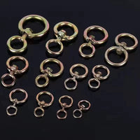 360-Degree Swivel Ring Connector for Chains and Ropes