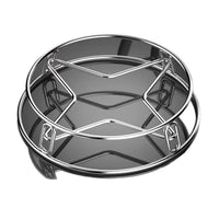 Stainless Steel Pot Rack Kitchen Organizer Multi-functional Storage Stand Steamer Rack