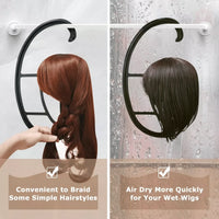 Portable Wig Stand for Drying and Displaying Wigs and Hats
