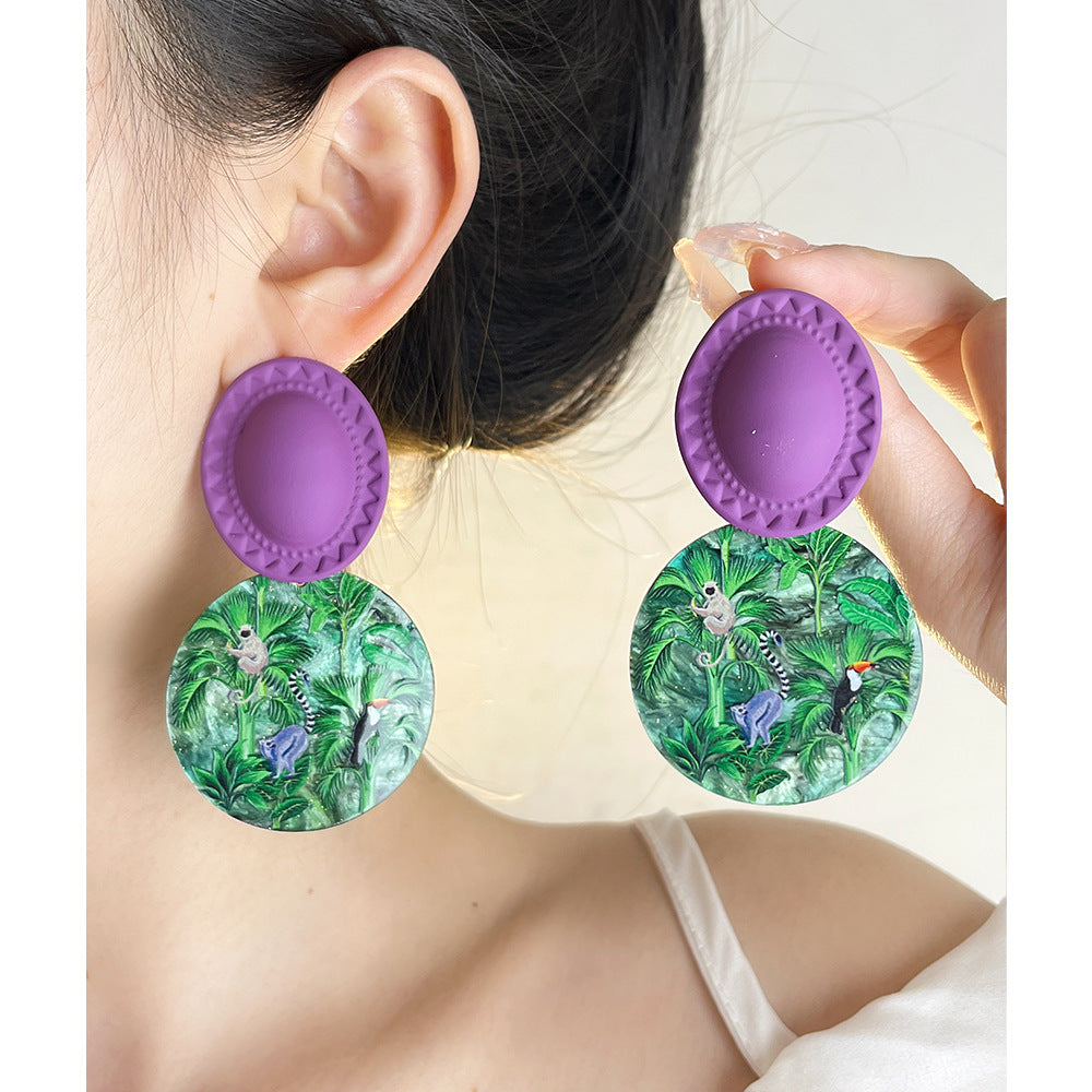 Vintage Hong Kong Style Bridal Earrings for Wedding, Travel, and Formal Wear