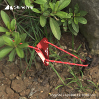Reflective Guy Ropes for Camping Tents & Tarps, 4m Windproof with Adjuster Buckles