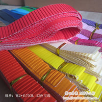 Double-Layer Corrugated Paper Strips for Kids' DIY Crafts, 2x68cm
