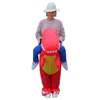 Inflatable Dinosaur Rider Costume for Kids and Adults - Tyrannosaurus Rex Design for Stage Performance and Parties