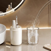 Portable Travel Toothbrush Holder and Mouthwash Cup Set