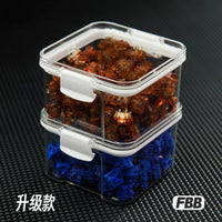 FBB 2-Pack Stackable Mechanical Keyboard Switch and Keycap Storage Box