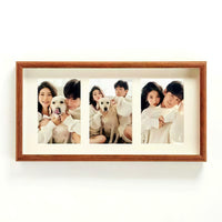 Creative Multi-Aperture Wooden Photo Frame for 6-Inch Photos
