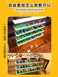 Tomy Hot Wheels Matchbox 1:64 Tomica Diecast Car Display Case Parking Lot Storage Box